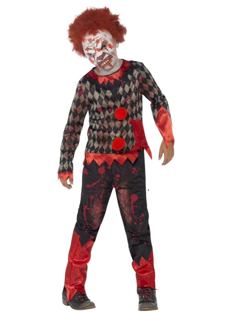 Diabolisk zombiedocka Maskeraddräkt Barn