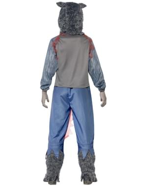 Ulvekæmper zombie kostume til børn