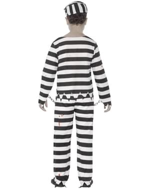 Costume zombie prigionero bambino