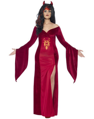 Costum de preoteasă demonică pentru femeie mărime mare