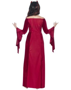 女性用悪魔の司祭衣装、大きいサイズ