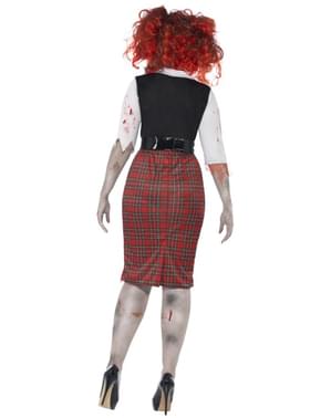 Zombie Schulmädchen Kostüm für Damen