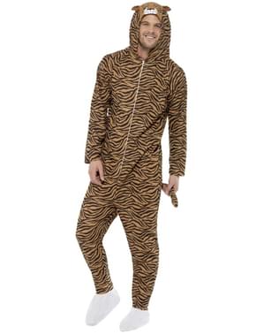 Tiger Onesie Kostyme for Voksne