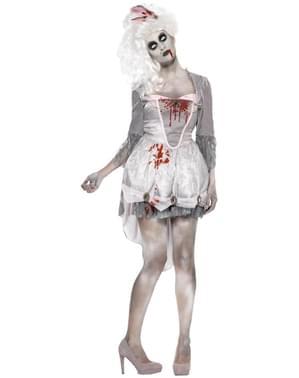 Bayan dönemi zombi kostümü