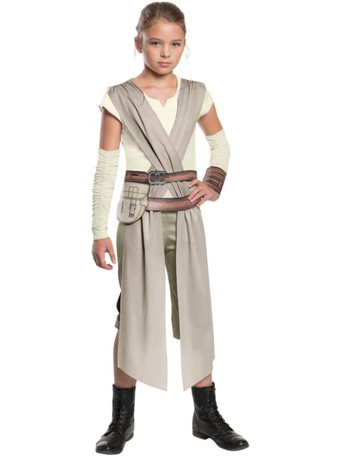 Mus Bulk datum Rey Star Wars The Force Awakens Costume for girls. The coolest | Funidelia