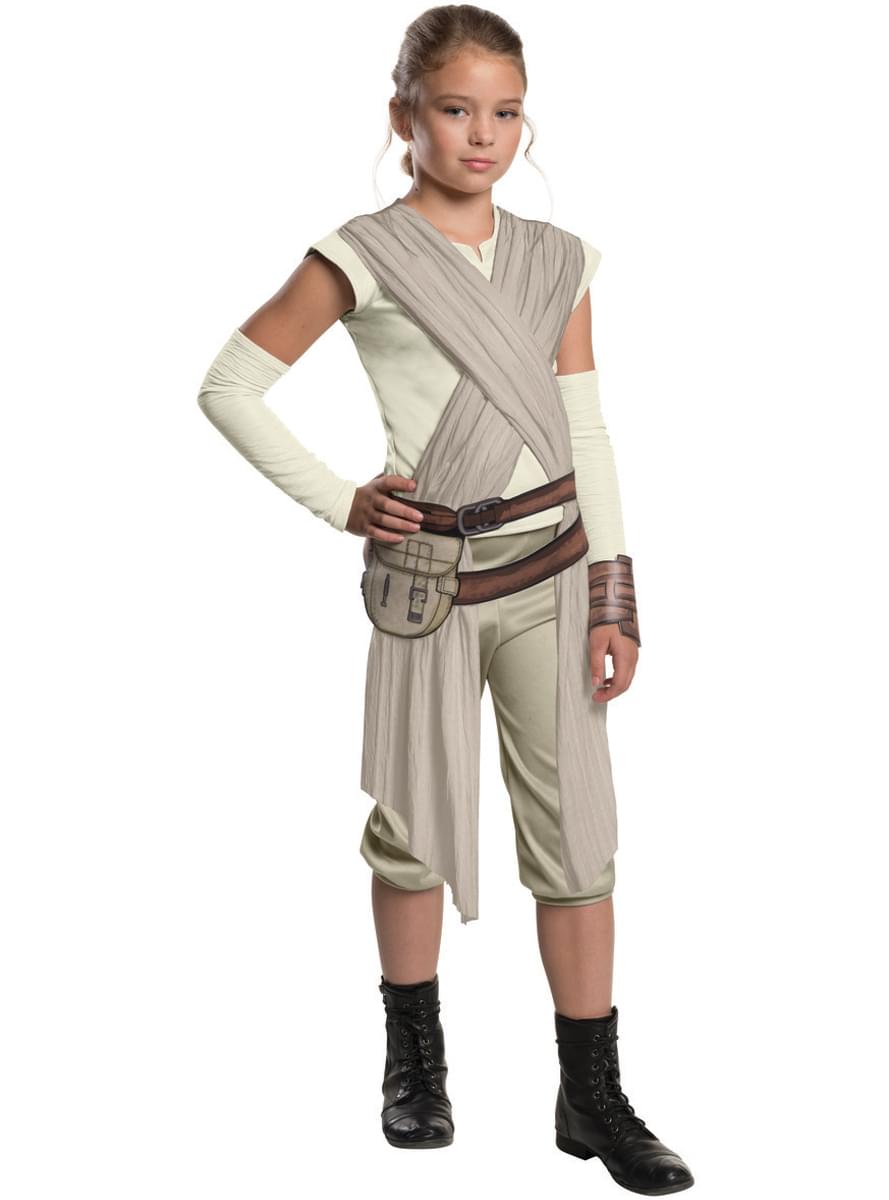 Girls Rey Star Wars The Force Awakens Deluxe Costume