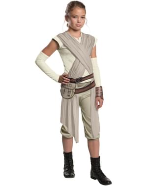 Rey Star Wars The Force Awakens deluxe kostyme jente