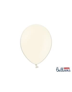 100 balon ekstra kuat berwarna krem (30 cm)