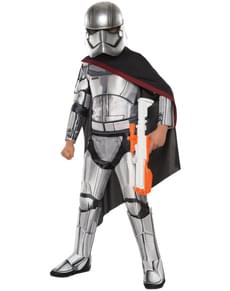 Kostuum Captain Phasma Star Wars Episode 7 deluxe voor meisjes
