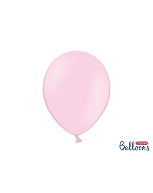 10 balões extra resistentes cor-de-rosa pastel (30cm)