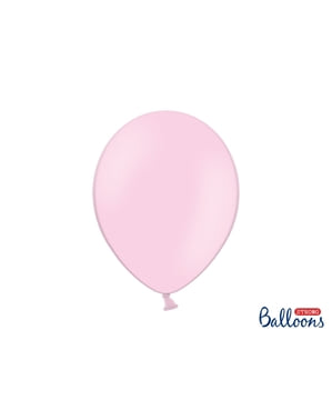 10 globos extra resistentes rosa pastel (30 cm)