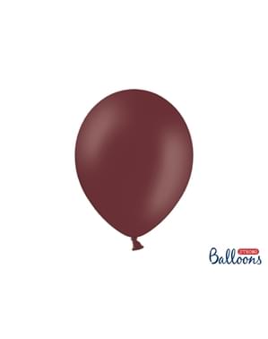 Kestane rengi 10 ekstra balon (30 cm)