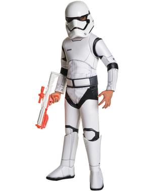 Boys Stormtrooper Yıldız Savaşları Kuvvet Uyandırır Deluxe Kostüm