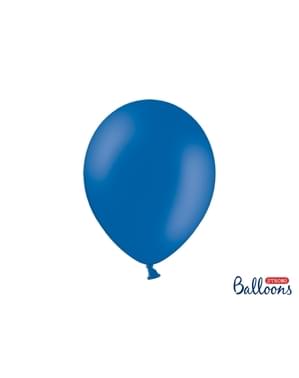 100 balon ekstra kuat berwarna biru (30 cm)