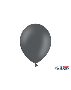 10 ekstra kraftige ballonger i grå (30 cm)