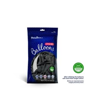 10 globos extra resistentes gris (30 cm)