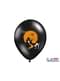 6 globos de látex con fantasmas negro (30 cm)