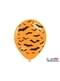 6 baloane de latex portocalii cu lilieci (30 cm)
