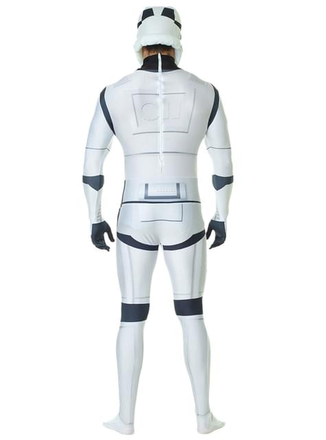 kwaadaardig Voorkomen Norm Stormtrooper Deluxe Morphsuit Kostuum. Volgende dag geleverd | Funidelia