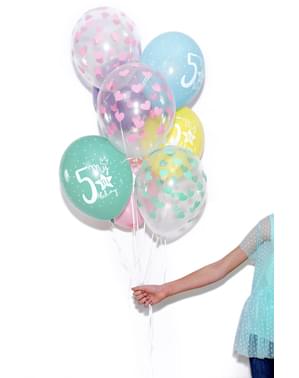 50 extra strong balloons in mulitcolours (30 cm)