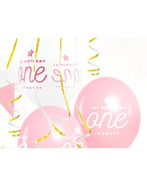 50 extra strong balloons in pink (30 cm)