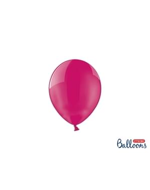 100 extra strong balloons in fuchsia (12 cm)