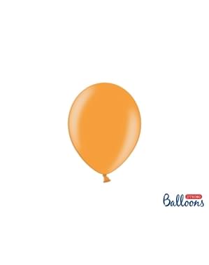 100 Strong Balloons in Tangerine, 12 cm