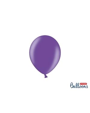 100 Strong Balloons in Light Purple, 12 cm