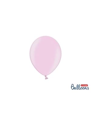 100 Strong Balloons in Metallic Pinks, 12 cm