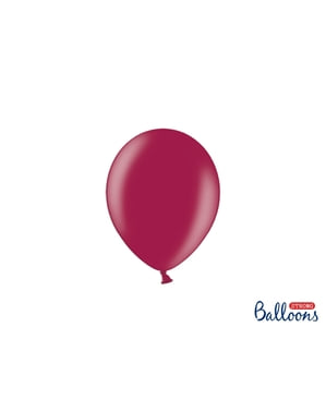 100 Strong Balloons in Dark Burgundy, 12 cm