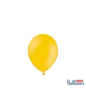 Parlak Turuncu 100 Güçlü Balon, 12 cm