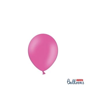 Pastel Pink'de 100 Güçlü Balon, 12 cm