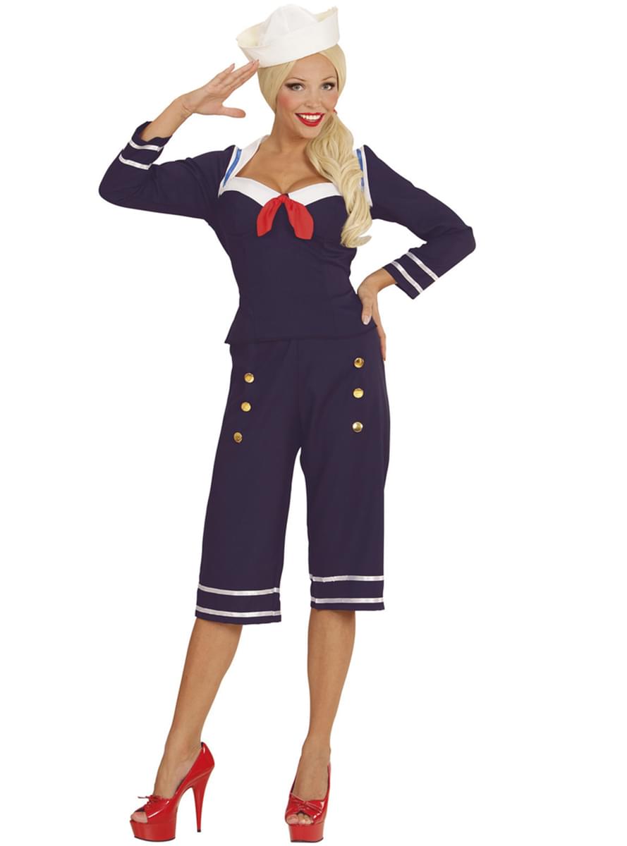 50s sailor costume for a woman. Express delivery | Funidelia