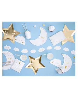 Clouds with Eyelashes Garland - Little Star