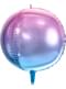 Globo con forma de bola azul y violeta iridiscente - Iridescent Mermaid
