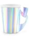 Copos de papel com asa cauda de sereia iridescente - Iridescent Mermaid - 6 unidades