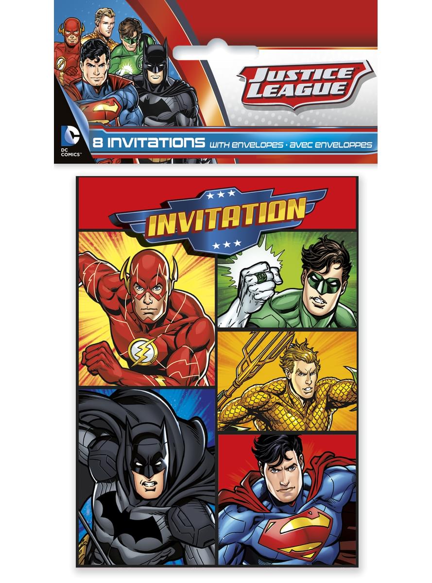 Pozivnice 8 Justice League Party