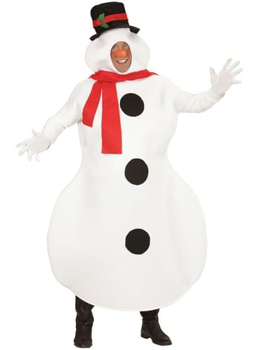 Costume da pupazzo deals di neve adulto