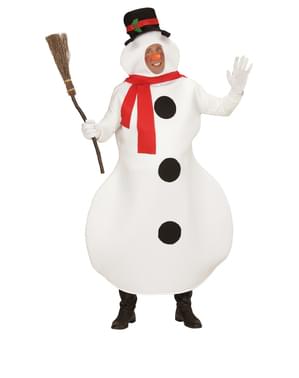Déguisement bonhomme de neige homme