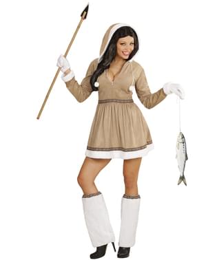 Eskimo girl costume for a woman