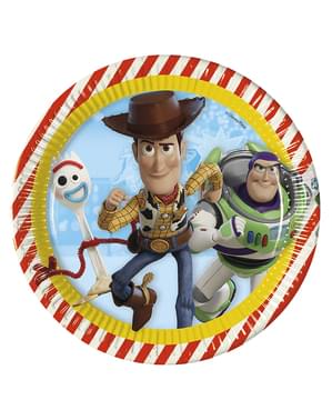 8 platos (23 cm) Toy Story 4