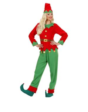 Bir kadın için Kuzey Kutbu kostümünden Elf