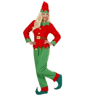 Elf vom Nordpol Kostüm für Damen