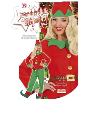 Déguisement lutin du pôle nord femme