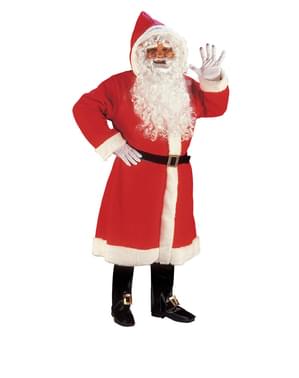 Deluxe Father Christmas costume for a man
