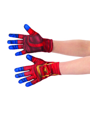 Captain Marvel gloves for adults