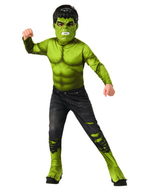 Deluxe Hulk ripped trousers costume for boys - The Avengers