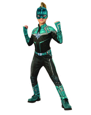 Kostým pro dívky Kree luxusní - Captain Marvel