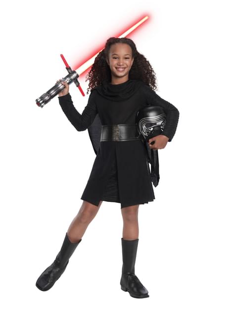 Kylo Ren Deluxe Costume for Girls Star Wars Funidelia