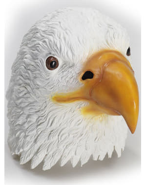 Máscara de águila americana de látex